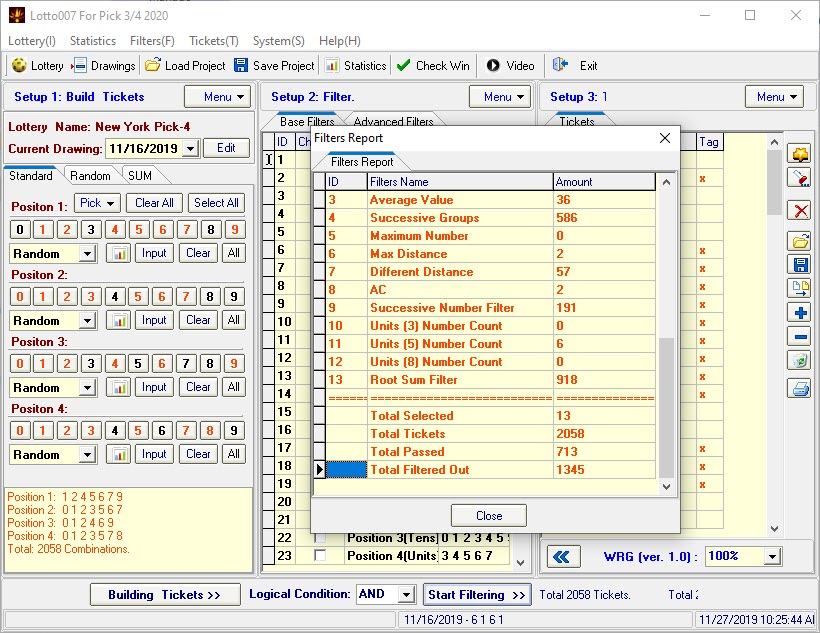 Screenshot of Lotto007 For Pick3 Pick 4 2013