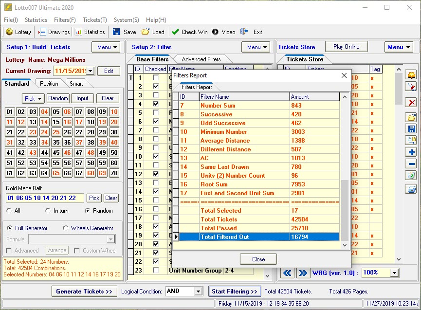 Lotto007 Ultimat Lottery software